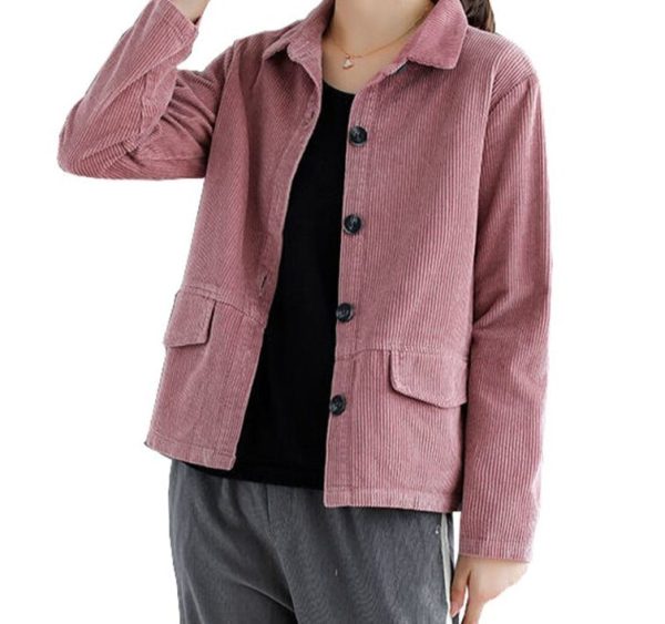 veste femme avec col vintage
