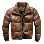 Veste en mouton vintage pour homme