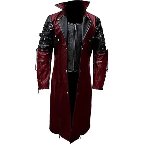 veste longue cuir homme style steampunk