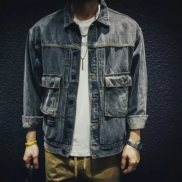 veste jean vintage workwear homme