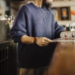 vêtement vintage homme bleu