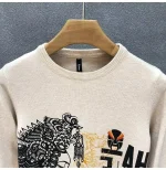 Pull streetwear homme avec motifs jacquard