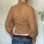 Pull rétro look années 80 pour femme