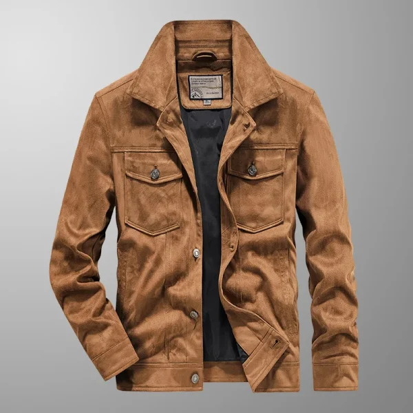 veste en daim homme vintage