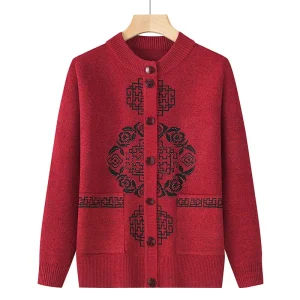 gilet vintage femme en maille texturée