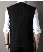 Pull sans manche tendance vintage