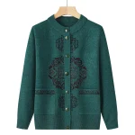 gilet en maille vintage féminine