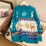 Pull Moche de Noël pour femme avec design vintage 90s