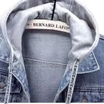 Veste en denim femme vintage coupe ajustée