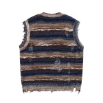 Pull Sans Manche Maille épaisse style Vintage