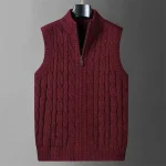 pull homme sans manche rétro