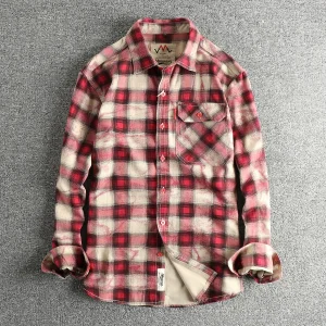 chemise à carreaux homme vintage