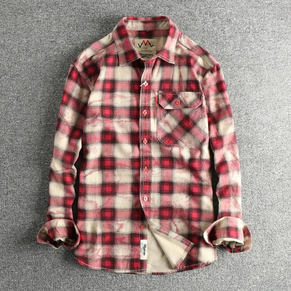 chemise à carreaux homme vintage