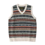 Pull homme jacquard épais