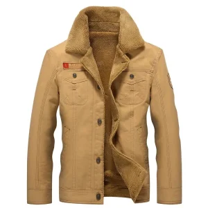 Veste Militaire Vintage Kaki Homme