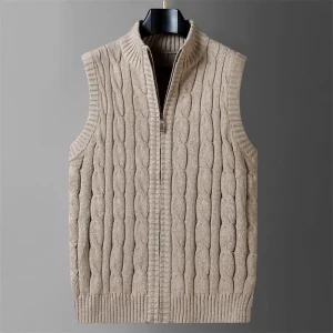 pull sans manche homme vintage