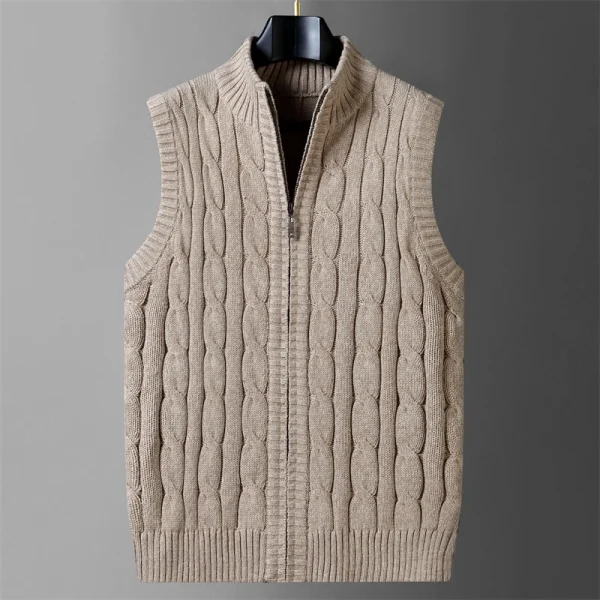 pull sans manche homme vintage
