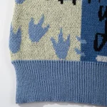 Pull graphique avec col rond