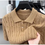 Vêtement vintage homme avec col polo